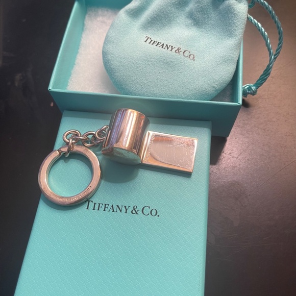 Tiffany & Co. 1837 Whistle Keychain - Picture 2 of 3